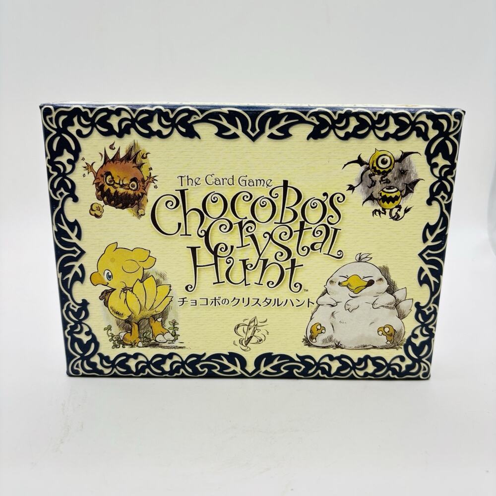 Chocobo's Crystal Hunt Final Fantasy Card Game Square ENIX. Complete. Cool Game